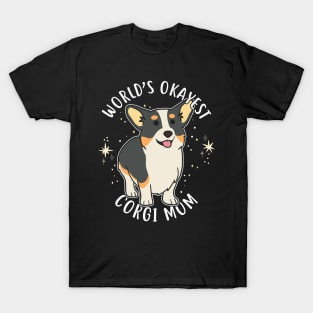 World's Okayest Corgi Mom T-Shirt